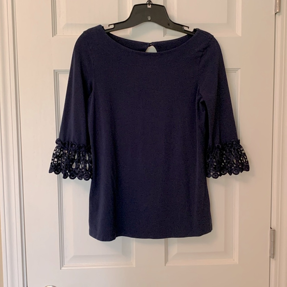Lilly Pulitzer Waverly Ruffle Top